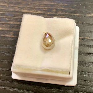 Diamond Pear-Shaped Pendant – Beautiful (w/ 18k loop)!!